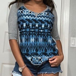 Anthropology- Dolan casual embroidered t-shirt